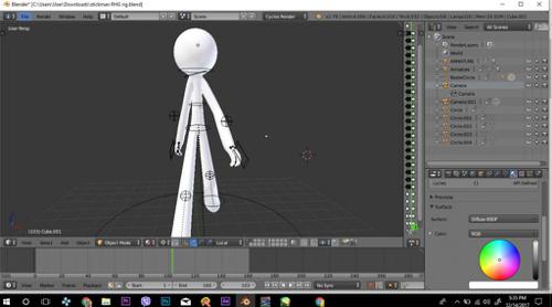 Stickman RHG Complete Rigged preview image